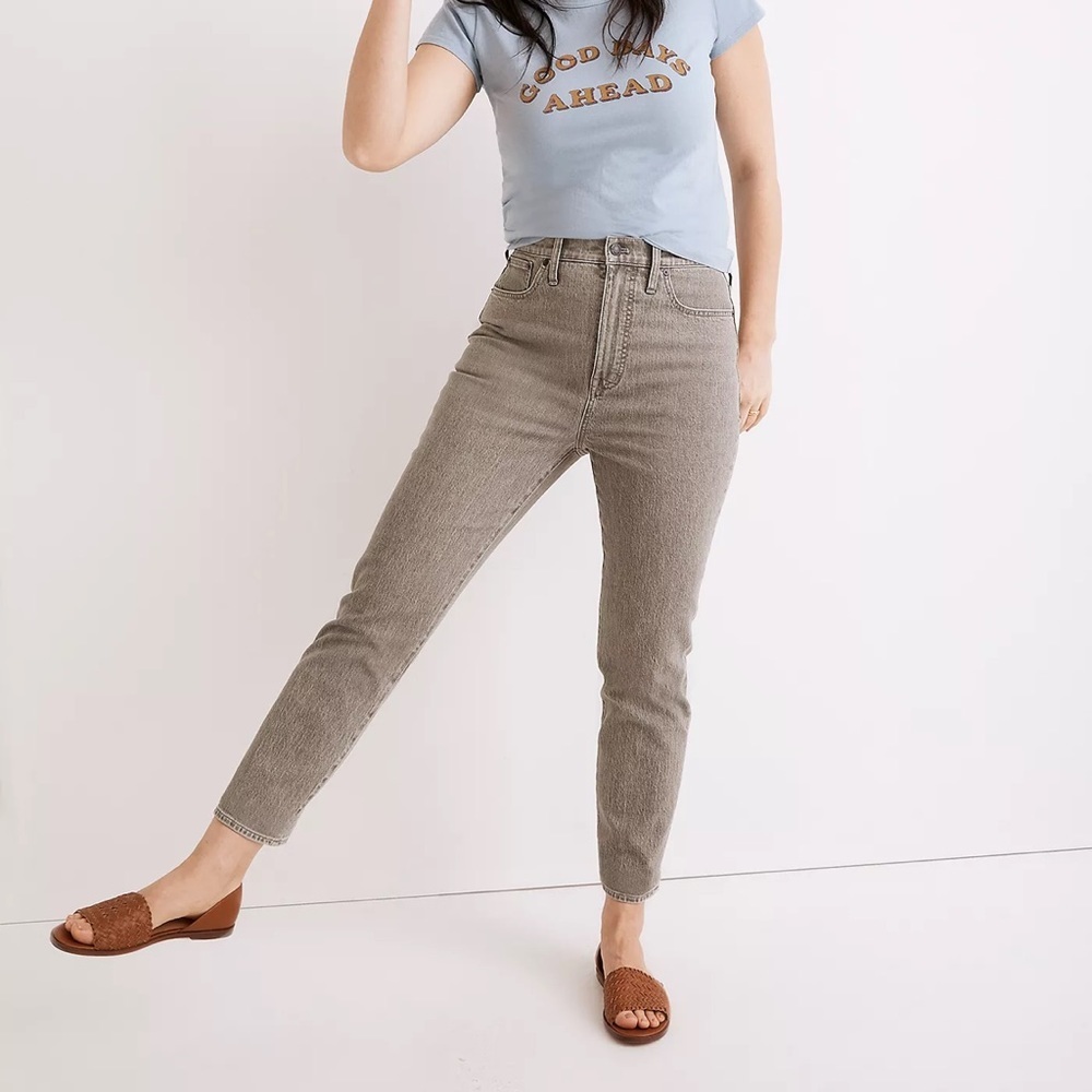 The Momjean in Yarn-Dyed‎ Denim